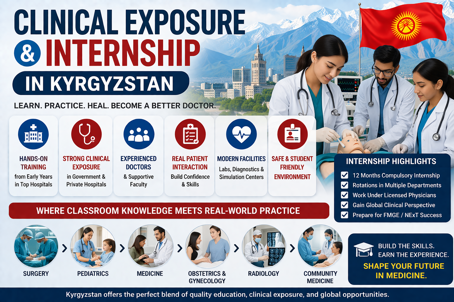 Clinical Exposure and Internship in Kyrgyzstan